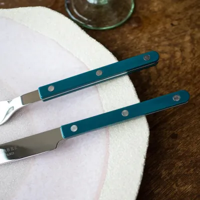 Bistrot Shiny Aquamarine Flatware