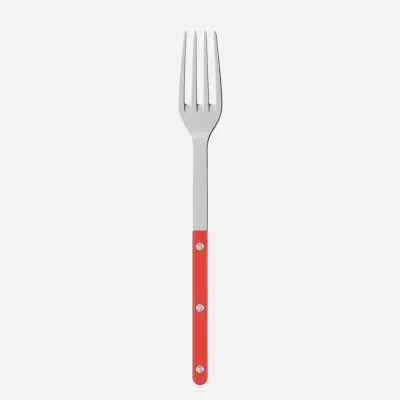 Bistrot Solid Red Serving Fork 10"1/4