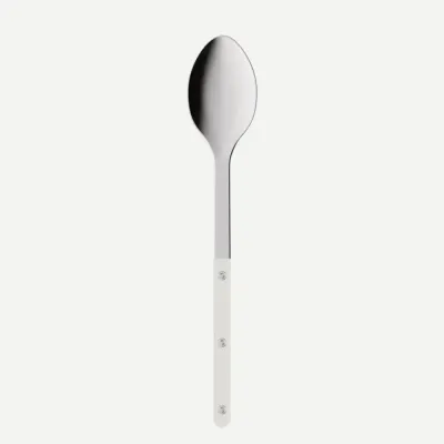 Bistrot Shiny White Serving Spoon 10.25"