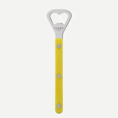 Bistrot Solid Yellow Bottle Opener 6"1/4