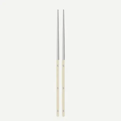 Bistrot Shiny Ivory Pair Of Chopsticks 9"