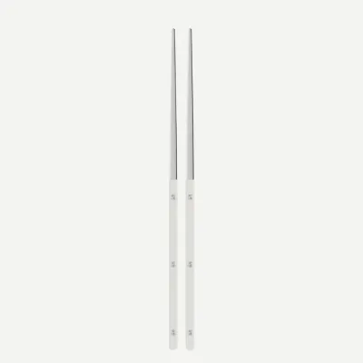 Bistrot Shiny White Pair Of Chopsticks 9"