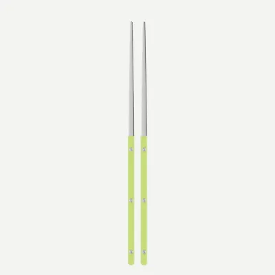 Bistrot Shiny Lime Pair Of Chopsticks 9"