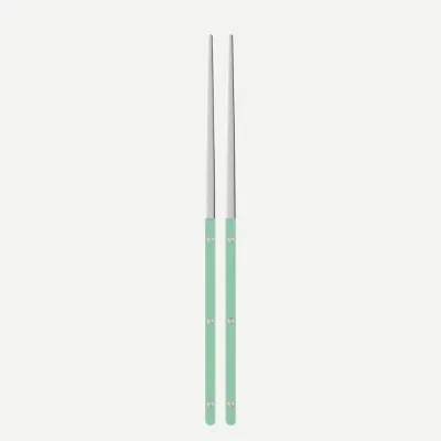 Bistrot Shiny Pastel Green Pair Of Chopsticks 9"