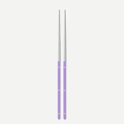 Bistrot Shiny Purple Pair Of Chopsticks 9"