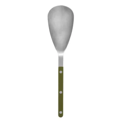 Bistrot Vintage Green Fern Rice Serving Spoon 10.5"