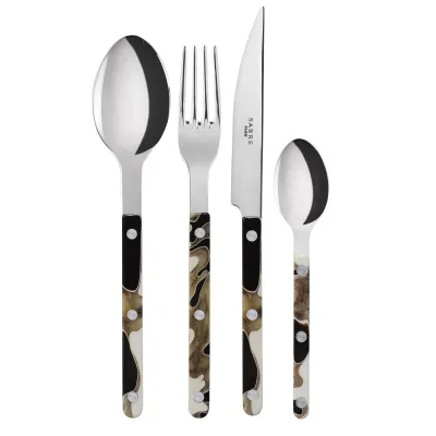 Bistrot Shiny Dune Black Flatware