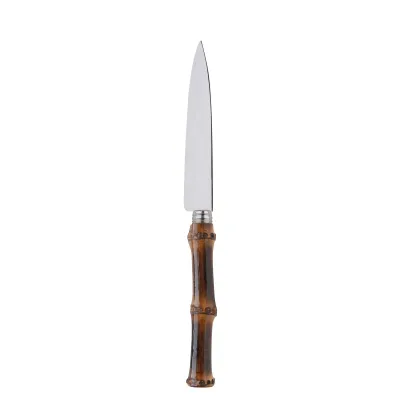 Panda Dark Bamboo Kitchen Knife 8.25"