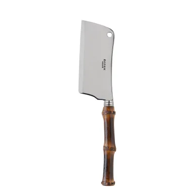 Panda Dark Bamboo Cheese Cleaver 8"