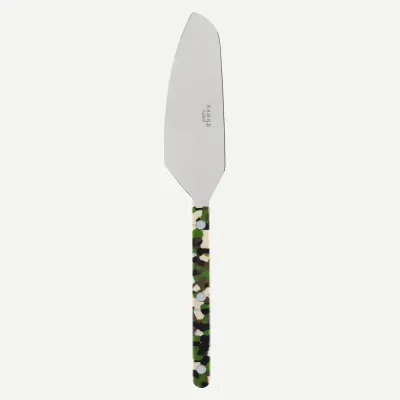 Bistrot Camouflage Green Tart Slicer 10"
