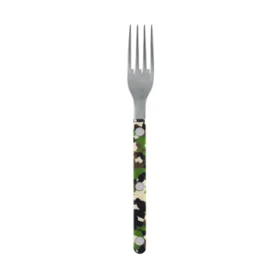 Bistrot Vintage Camouflage Green Cake Fork 6.5"