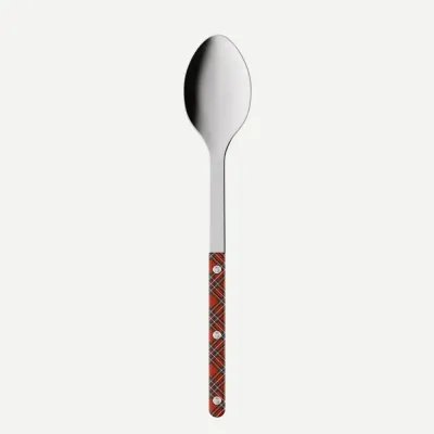 Bistrot Tartan Red Serving Spoon 10"1/4