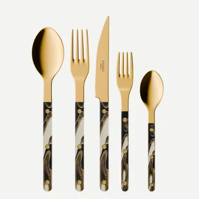Bistrot Gold Dune Dune Black Flatware