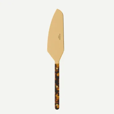 Bistrot Gold Tortoise Faux Tortoise Tart Slicer 10"