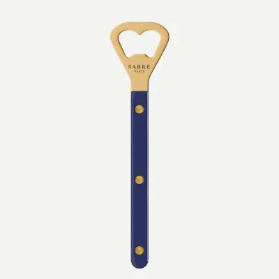 Bistrot Gold Solid Navy Blue Bottle Opener 6"1/4