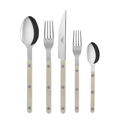 Bistrot Shiny Light Khaki 2-Pc Serving Set 10.25" (Fork, Spoon)