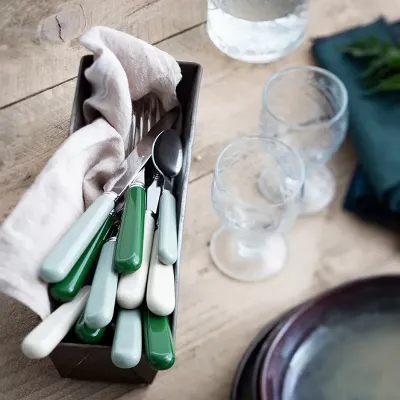 Basic White Flatware