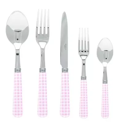 Gingham Pink Steak Knife 9"