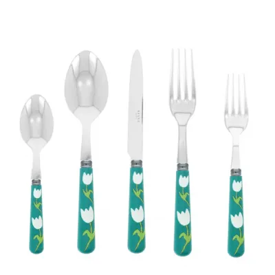 Tulip Turquoise Butter Knife 7.75"
