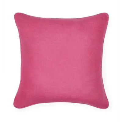 Manarola Decorative Pillow 20 x 20 Aubergine/Flamingo