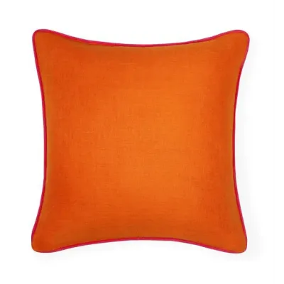 Manarola Decorative Pillow 20 x 20 Tangerine/Raspberry