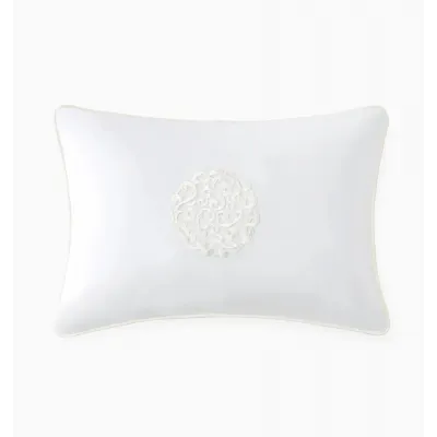 Storia Decorative Pillow 12 x 18 White/Ivory