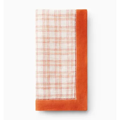 Mikela Set of 4 Dinner Napkin 20 x 20 Tangerine