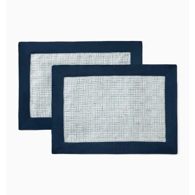 Mikelina Set of 4 Placemat 14 x 20 Navy