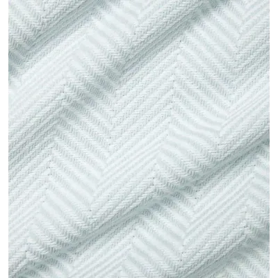 Camilo White/Aquamarine Blanket