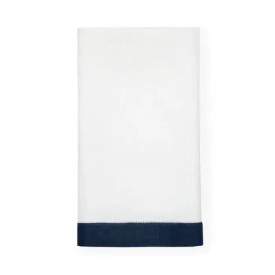 Filo Tip Towel 14 x 20 Set Of 2 White/Navy