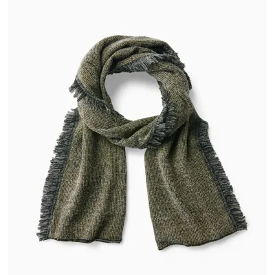 Gavia Fringed Scarf 15 x 78" Lemon