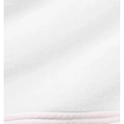 Aura Nuova White/Pink Bath Towels