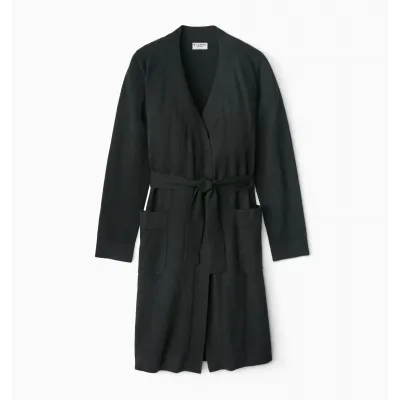 Donna Black Women's Cashmere Robe