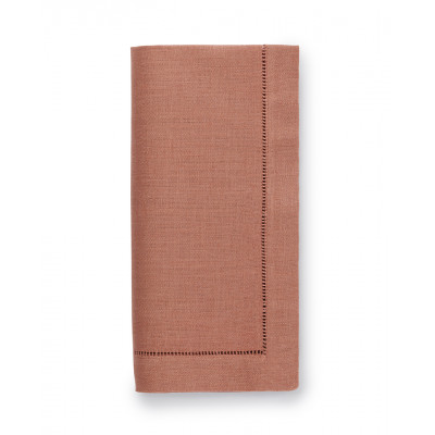 Festival Set Of Four Cocktail Napkins 6 x 9 Salmon