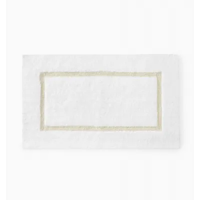 Lindo White/Bisque Bath Rug