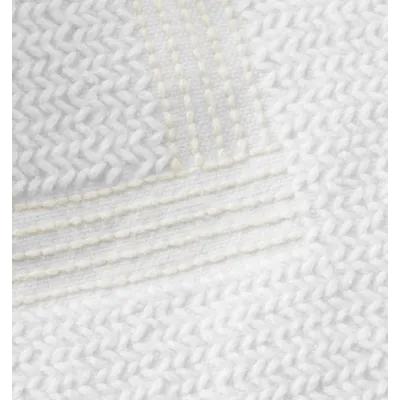 Lindo White/Bisque Bath Rug