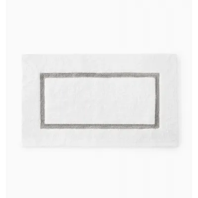 Lindo White/Grey Bath Rug