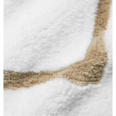 Lindo White/Sand Bath Rug