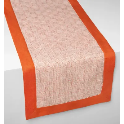 Mikelina Tangerine Table Runner