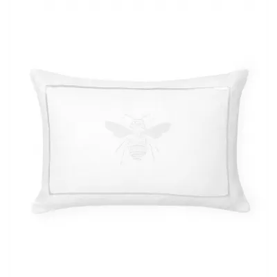 Ronzio Decorative Pillow 12 x 18 White/White