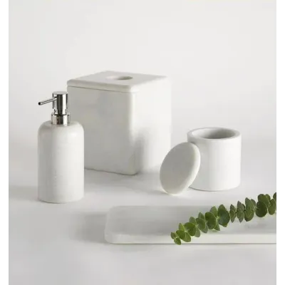 Velina Marble Dove Bath Accessories