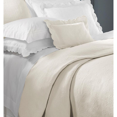 Alice Quilted Egyptian Cotton Coverlet