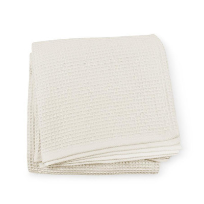 Kingston Ivory Waffle Cotton Blankets