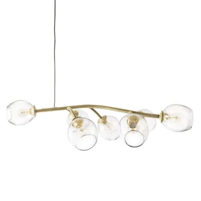 Vine Modern Brass Chandelier (Special Order)