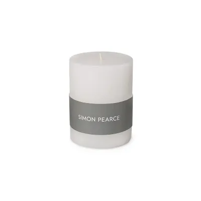 White Pillar Candle 3 x 4