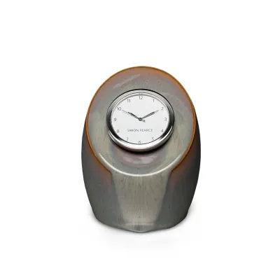 Addison Moss Glen Pottery Clock in Gift Box
