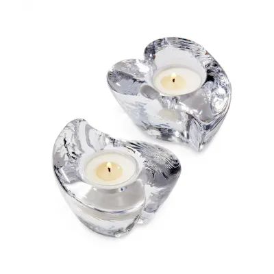 Twist Heart Tealight in Gift Box - Set of 2