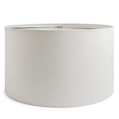 Linen Barrel Snow Shade