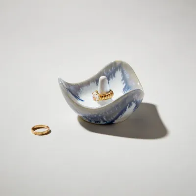 Pottery Burlington Pool Ring Holder in Gift Box