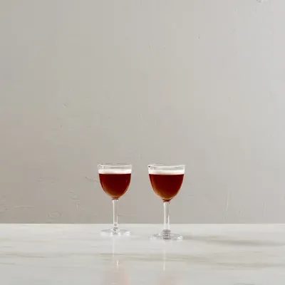 Dorset Nick & Nora Glass Set of 2